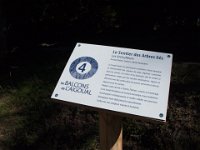 Valleraugue (30)  Sentier des arbres liés sous le Mt Aigoual 12 juillet 2018 : signalisation