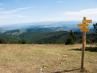 Bassurels (48)  Can de l'Hospitalet e Causse Méjean vus du Mont Aigoual12 juillet 2018