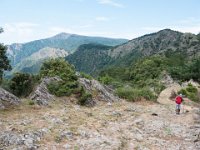 Valleraugue (30) Le départ de la descente vers le col du Pas 12 juillet 2018